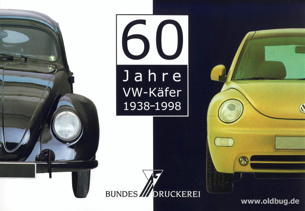 Sonderbriefmarken 60 Jahre Käfer Vorderseite