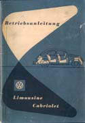 Betriebsanleitung für den Brezel ab Dezember 1952.